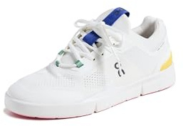 On The Roger Spin Sneaker für Damen, Ungefärbtes Weiß | Gelb, 42 EU