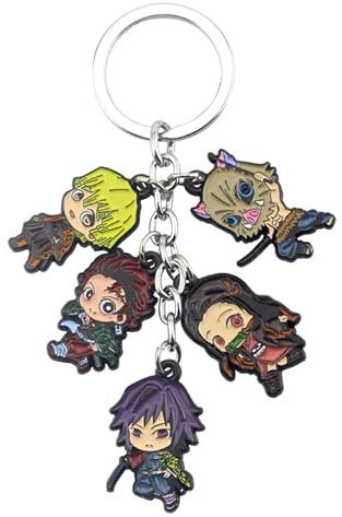 Amasukami Anime Charaktere Kamado Tanjirou Schlüsselanhänger Kamado Nezuko Schlüsselanhänger Agatsuma Zenitsu Schlüsselanhänger Hashibira Inosuke Schlüsselanhänger Tomioka Giyuu Schlüsselanhänger B