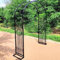 Arche de Jardin Grande Arceau de Jardin Support pour Plantes Grimpantes Arceau à Rosiers vignes pergola Fer forgé Large 140cm 180cm 220cm 340cm 300cm (Color : Noir, Size : 220cm x 230cm)