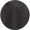 Mia´s Teppiche Taos kuscheliger Kurzflor Teppich, Anti-Rutsch Unterseite, Waschbar bis 30 Grad, Super Soft, Felloptik, Anthrazit, 120 x 120 cm Rund