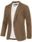 PJ PAUL JONES Sakko Veste de sport pour homme style vintage slim fit avec 2 boutons à chevrons pour mariage et affaires, marron, M