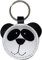 E&A Home Panda Schlüsselanhänger aus hochwertigem Echtleder, Made in EU,Geschenk für Kinder Schulanfang Abitur Glücksbringer Talisman Handarbeit (Panda, 1)