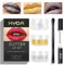 KYDA 3 Farben Glitter Lip Kit, Diamond Metallic Glitzer Lippenstift Puder für Lippenkosmetik, Glitter Lips Makeup mit Lip Primer, langanhaltend Wasserdicht, Grausamkeitsfrei -Set D
