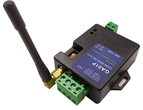 Jenbnoau GA01P Distributeur Automatique GSM Boîte D'Alarme Prise en Charge Alerte de Panne de Courant une Entrée D'Alarme une Sortie de Tension D'Alarme