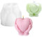 LdawyDE Moldes para Velas, Moldes Velas de 3D Corazón de Silicona para Velas Perfumadas de Bricolaje Manualidades, Moldes de velas para Cumpleaños, Día de San Valentín, Día de la Madre