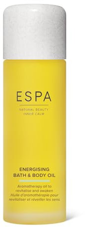 ESPA | Energising Bath and Body Oil | 100ml | Peppermint, Eucalyptus & Rosemary | Magnesium, Ashwagandha, Essential Oils | Supports Skin's Natural Moisture Barrier | Massage Oil | Menopause-friendly