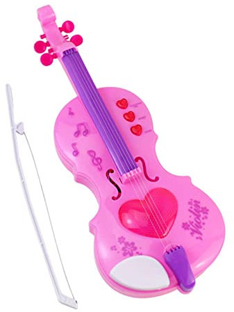 MagiDeal Violino Giocattolo Elettrico Educativo Precoce con Suoni Musicali E Luci Lampeggianti