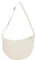 HIOQFR Halbmond Tasche Damen Schultertasche Hobo Casual Crossbody Bag Umhängetasche Stoff Got Bag Moon Bag Small Halfmoon Handtasche mit Reißverschluss Bauchtasche verstellbarer Schultergurt-Beige