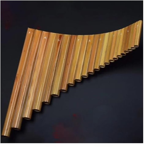 pan flute instrument 22 Pipes Pan Flutes Chinese Pan Flute Professiona Accesories Wind Instruments Transverse Flute (Color : F)