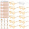 36 Stück JGA Brille Herz Sonnenbrille Set, Brille Team Armbänder Set jga accessoires, 12Herz Sonnenbrille+12Bride Tattoo Aufkleber+12Bride Armband Champagner