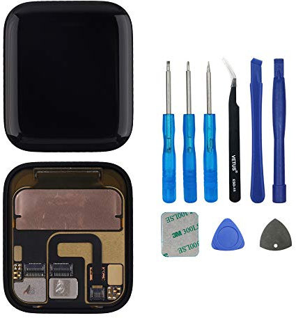swark Display LCD Series 6, compatibile con Apple Watch Series 6, 40 mm, modello A2291 A2293 A2375 (GPS+Cellular/GPS) Touch Screen Digitizer Assembly + Tools