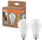 Osram Lampada LED LED Superstar Classic A 75 dalla classica forma a lampadina in vetro smerigliato, 5 W, 1055 lm, attacco E27, luce bianca calda con 2700 K, EEK A, diametro 60 mm, confezione da 2