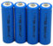 Akkuline LiFePo4 IFR 14500 Akku AA 4er Set wiederaufladbar - 600mAh 3,2V, Hochwertige Lithium Batterien, Ideal für Solarlampen, Langlebige Leistung - Akkus AA, Akku Batterien AA