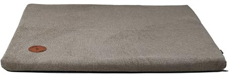 BORN2REST Bettmatte Matratze für Hunde und Katze waschbar Bunte Hundematte Hundekissen Matten Demi-Matratze Hundsofa S-XL (Sand, XL (100 x 80 x 5cm))