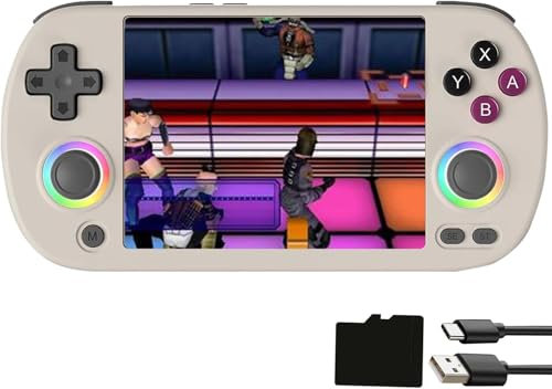 Airuidas RG 40XXH Handheld Game Console rg40xxh 4.0'' IPS Screen Supports 5G WiFi Bluetooth HDMI and TV Output New Emulator RG40XX H (RG40XXH-Grau)