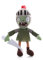 iFii Profession PVZ Zombie Plush 30cm, Cute Plants Vs Zombies Plushies Officer/Businessman/Farmer/Thief/Knight Zombie Cosplay Stuffed Animal Doll Gift for Fans (Knight zombie)