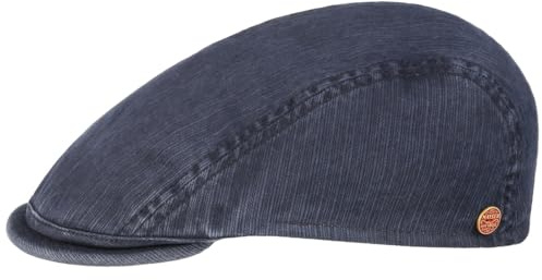 Mayser Leland Outdoor Flatcap Schirmmütze UV Schutz Made in EU Herren Frühling Sommer dunkelblau 57 cm