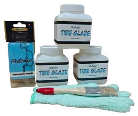 Polished Reifenglanz Tire Glaze 3er Set