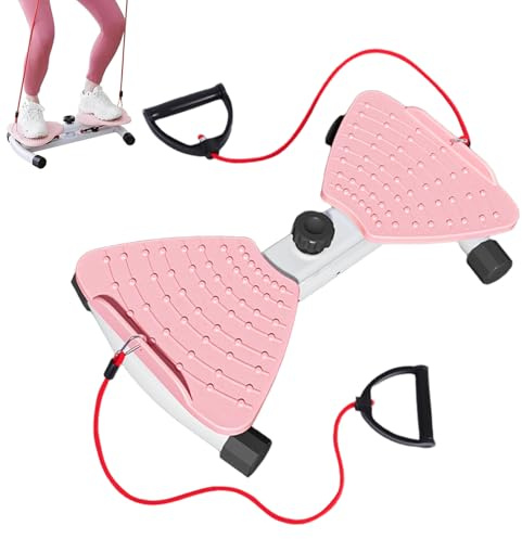 Waist Trainer, Waist Twisting Disc Board Bauchmuskeltraining Multifunktions Bauchtrainer Fitness Pilates Board Twist Waist Disc mit Kordelzug für Frauen mit Widerstandsbänder Massage Fußsohle
