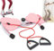 Waist Trainer, Waist Twisting Disc Board Bauchmuskeltraining Multifunktions Bauchtrainer Fitness Pilates Board Twist Waist Disc mit Kordelzug für Frauen mit Widerstandsbänder Massage Fußsohle