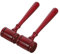 PERSELOSO 2pcs Judge Gavel for Cosplay Parties Justice Costume Accessories for Boys and Girls Role for Halloween and Themed Events