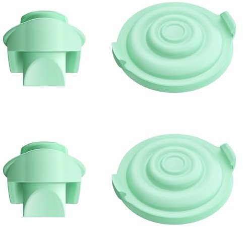 2 x Entenschnabelventile und 2 x Pumpendichtungen, kompatibel mit Elvie Milchpumpe, Ersatz für Elvie-Pumpenventile und Membran, Ersatzdichtung für Original-Flansch