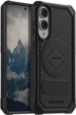 Rokform Galaxy S25 Edge Rugged Case, Magnetic + RokLock (Black)