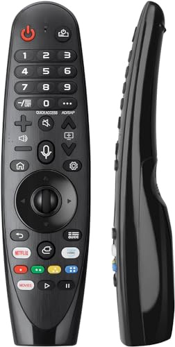 Universal Voice Remote Control for Smart TV, Replacement R-emote C-ontrol with V-oice and Pointer Function Compatible with L-G TV Remote AN-MR20GA MR19BA MR18BA MR650A etc.