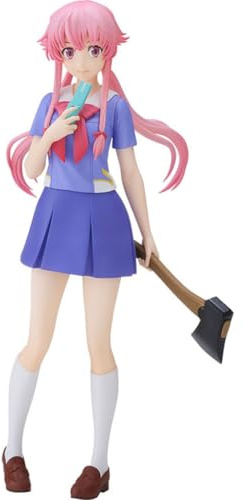 DEXSHUN Gasai Yuno Figur Kawaii Anime Manga Figuren Gasai Yuno Matrosenanzug Uniform Modell PVC Anime Statue Deko Ornamente Geschenke 17cm