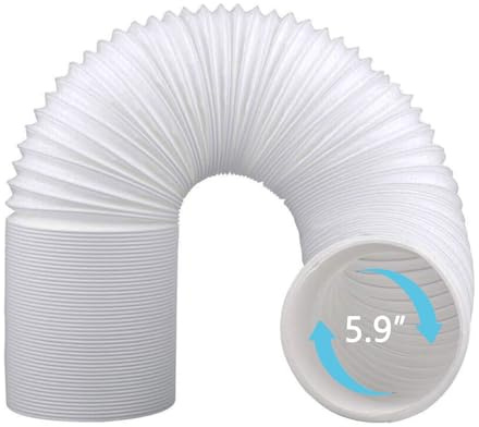 Air Conditioner Hose Extension, 15 * 300cm / 5.9Inch * 9.8FT Air Conditioner Replacement Tubes Portable Flexible Stretch and Contract Freely Air Conditioner Hose Tube Replacement Parts