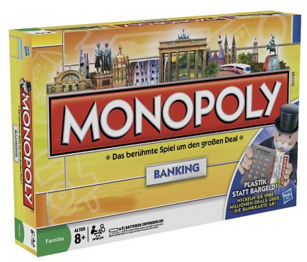 Parker 00114100 - Monopoly Banking, deutsche Version