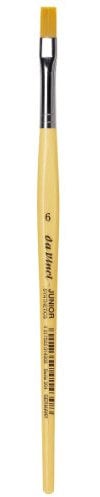 DaVinci Junior synthetics pittore pennello piatto, serie 304, Größe 6