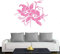 Klebesüchtig A690 Wandtattoo Hibiskusblüte 60cm x 50cm Hellrosa - Deko Kinderzimmer Wohnzimmer Schule Kinder Büro