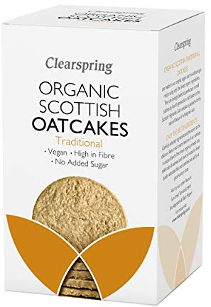 Clearspring Organic Traditional Oatcakes, 200g (Pack of 5)