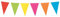 Boland – Bunting Banner 45x30 cm multicolour