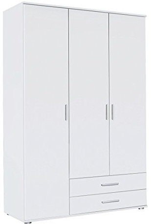 Avanti Trendstore - Rasant - Drehtürenschrank Alpinweiss, ca. 127x188x52cm