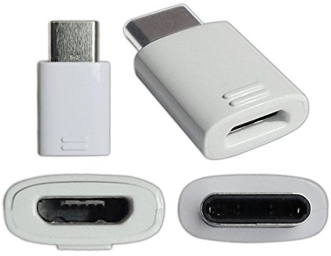 EE-GN930 Adaptador Samsung tipo-C/ microUSB Blanco