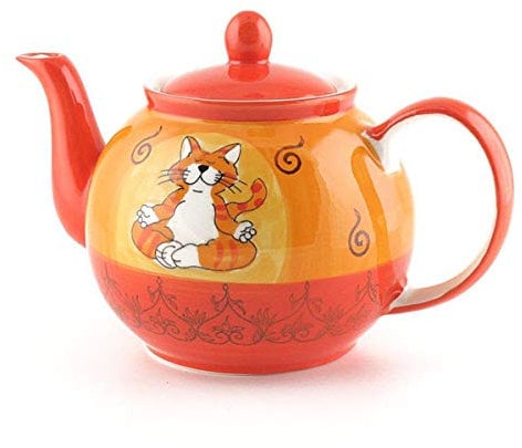 Mila Keramik-Teekanne, Oommh Katze, ca. 1,2 Liter | MI-94038 | 4045303940383