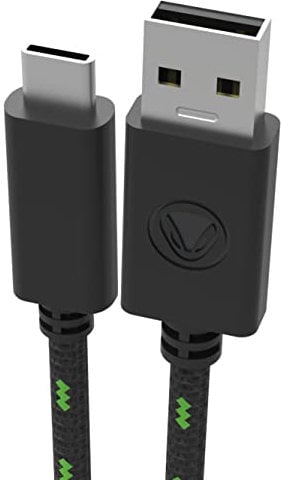 Snakebyte Charge Cable SX (3 Metres) - USB Type C Cable, USB 2.0 to C Male, Fast Charging Cable, USB C Mesh Cable, Suitable for Xbox Series X, PS5, Samsung Galaxy, Huawei, Xiaomi, etc. Xbox Design
