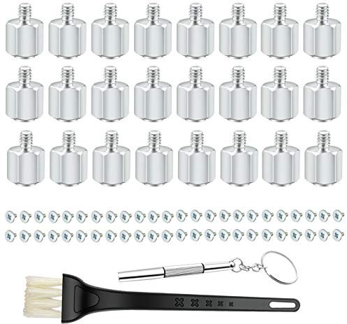 Kit de tornillos para placa base M.2 y tornillo M.2, juego de tornillos de montaje SSD M.2 para placa base ASUS (con destornillador y cepillo de limpieza)
