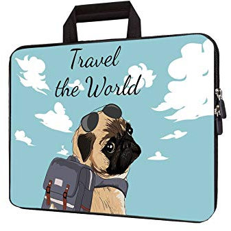 11 11.6 12 12.1 12.5 inch Laptop Carrying Bag Chromebook Case Notebook Ultrabook Bag Tablet Cover Neoprene Sleeve Fit Apple MacBook Air Samsung Google Acer HP DELL Lenovo Asus (Pack Dog)