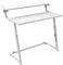 Antoc DJ-Stand DJS-44 - White - DJ Pult mit großer Laptopablage