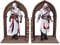 Nemesis Now Assassin's Creed Altair und Ezio Library Gaming-Buchstützen, Kunstharz, Braun, 24 cm