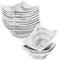 MALACASA, Serie Ramekin.Dish, 12-teilig Set Marmor porzellan 3/7,5cm/60ml SUPER Mini Dessertschale Dessertschälchen Snackschale Dessert, Snack, Chips, Nuss, Schälchen Muffin, Kuchenform