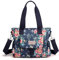 FORRICA Handtaschen Damen Shopper Umhängetasche Modemuster Groß Schultertasche Frauen Wasserdicht Handtaschen mit Mehreren Taschen Blume E