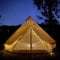 TentHome Outdoor Zelt Sterngucker Campingzelt Wasserdicht Familienzelt mit stehhöhe Dachfenstern Schornsteindurchgang Baumwoll-Segeltuch Tipi Indianerzelt für 6-12 Personen 5M
