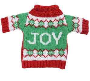 Home @ Styling Collection Xmas Wine Bottle Jumper 26 cm Pattern: 3