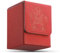 TCGUARD Card Deck Box für MTG Karten Aufbewahrungsbox hält über 100 einzeln Karten, Mikrofaser-Innenfutter Kartenbox kompatibel mit Trading Card Games TCG, Yugioh Karten etc. (Vertikal-Rot)