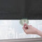 Saugnapf-Rollos ohne Bohren,verdunkelungsvorhänge,Innen Rollo mit Saugnäpfen für Fenster/Türen/Schlafzimmer/Balkon,temporärer Sichtschutz Jalousien,Black-60x125cm/24x49in