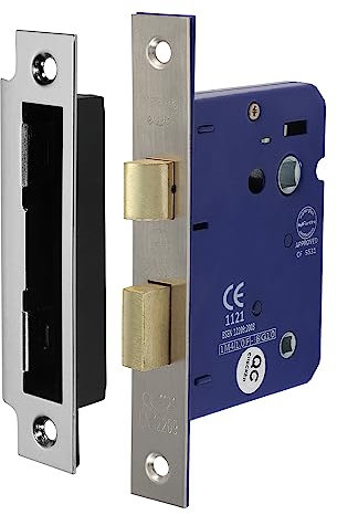 Timco - Bathroom Lock - Satin Nickel (Size 78mm - 1 Each)